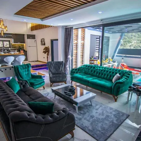 Villa Islamlar Village 2 Bedroom With Pool Jacuzzi Table Tennis Kalkan