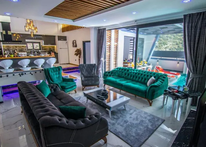 Vilă Islamlar Village 2 Bedroom With Pool Jacuzzi Table Tennis Kalkan