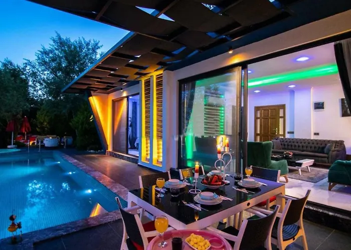 Islamlar Village 2 Bedroom With Pool Jacuzzi Table Tennis Vilă Kalkan