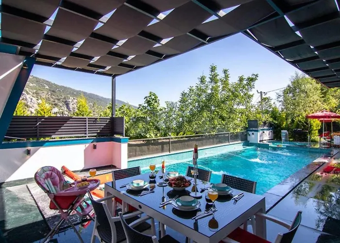 Islamlar Village 2 Bedroom With Pool Jacuzzi Table Tennis Kalkan