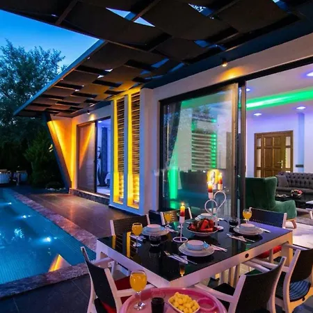 Islamlar Village 2 Bedroom With Pool Jacuzzi Table Tennis Villa Kalkan